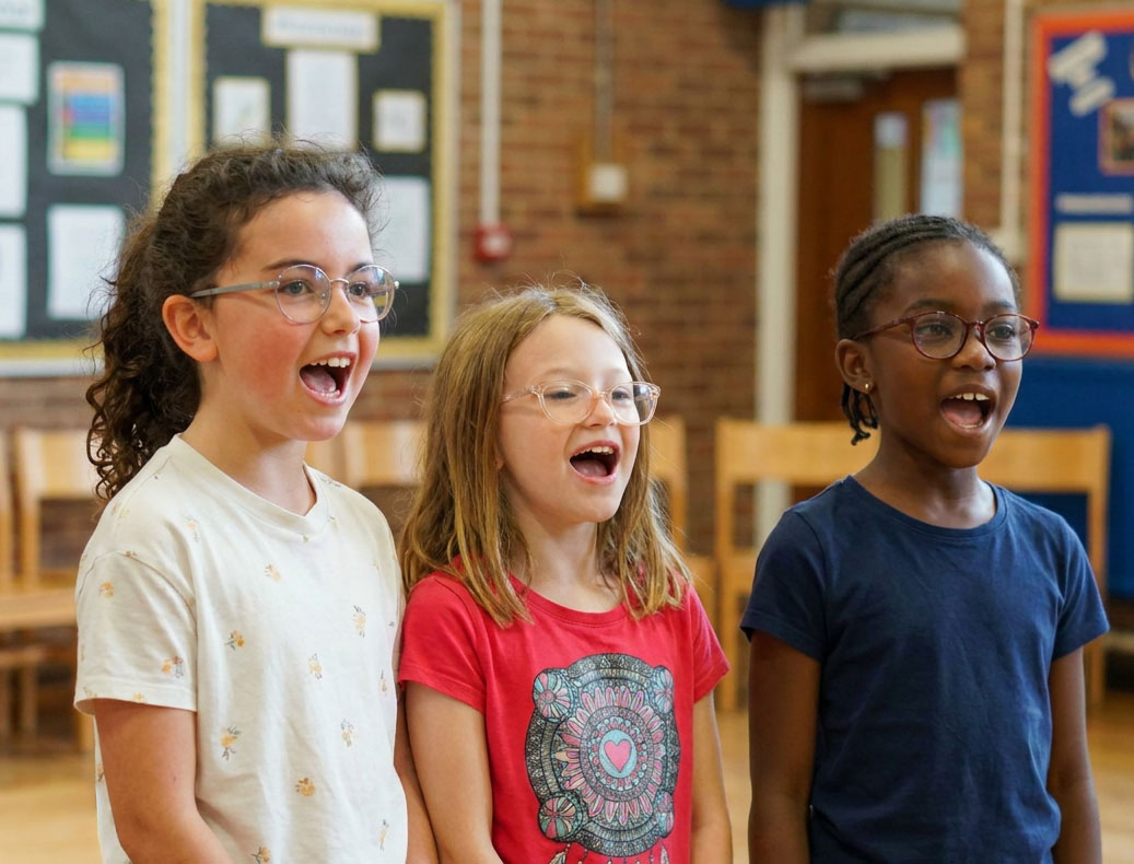 Children enjoying music and dance activities